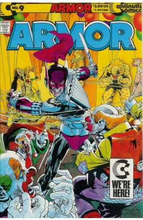 Armor 9 published by Continuity with cover art by Neal Adams
