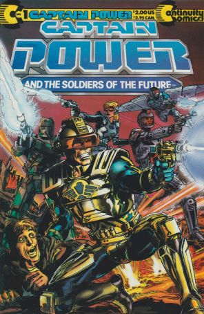 Captain Power and the Soldiers of the Future 1 published by Continuity