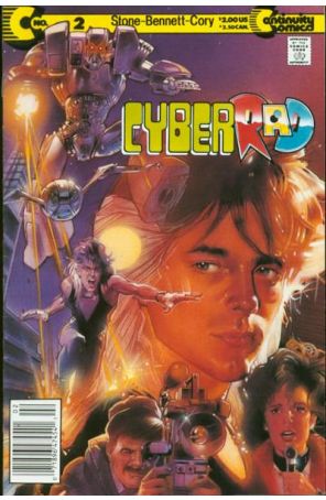 CyberRad (1st Series) 2 (Newsstand) published by Continuity with cover art by Matt Busch