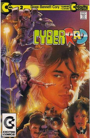 CyberRad (1st Series) 2 published by Continuity with cover art by Matt Busch