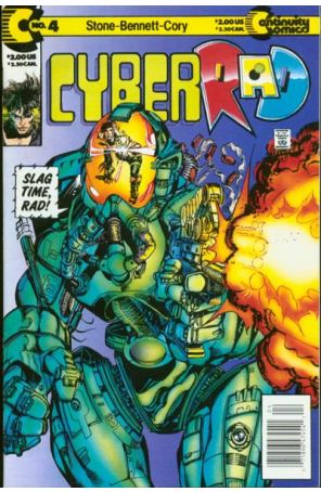 CyberRad (1st Series) 4 (Newsstand) published by Continuity