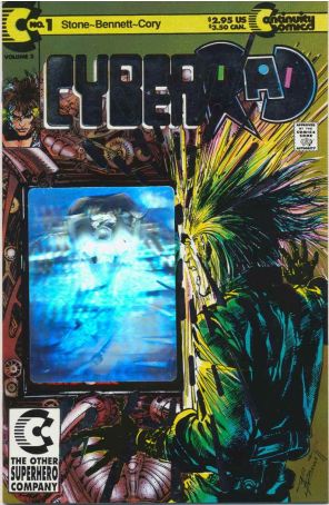 Cyberrad (2nd Series) 1B published by Continuity with cover art by Richard Bennett