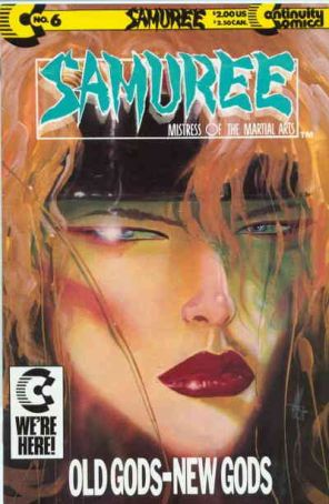 Samuree (1st Series) 6 published by Continuity with cover art by Mark Beachum