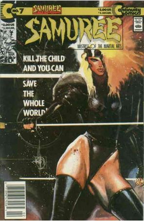 Samuree (1st Series) 7 published by Continuity with cover art by Mark Beachum