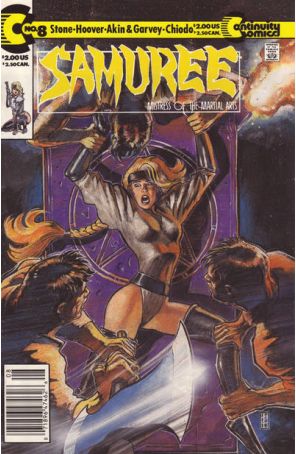 Samuree (1st Series) 8 (Newsstand) published by Continuity