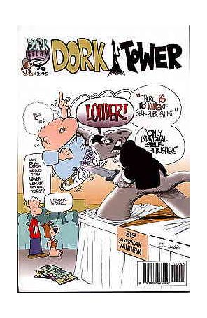 Dork Tower 9 published by Dork Storm with cover art by John Kovalic and Dave Sim