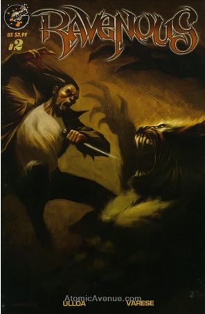 Ravenous (Creature, 2nd Series) 2 published by Creature with cover art by Patrick Reilly