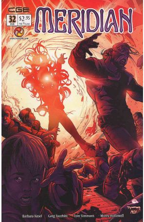 Meridian 32 published by CrossGen with cover art by Greg Tocchini and June Brigman