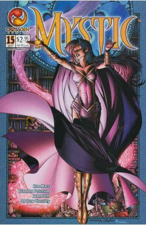 Mystic (CrossGen) 15 published by CrossGen with cover art by Brandon Peterson