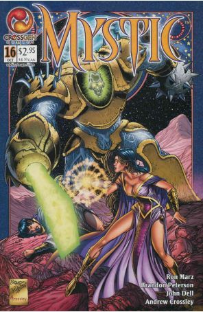 Mystic (CrossGen) 16 published by CrossGen with cover art by Brandon Peterson