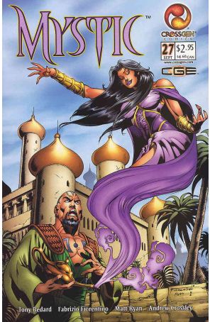 Mystic (CrossGen) 27 published by CrossGen with cover art by Fabrizio Fiorentino
