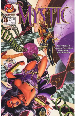 Mystic (CrossGen) 28 published by CrossGen with cover art by Fabrizio Fiorentino