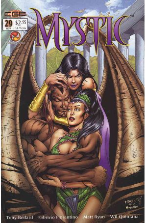 Mystic (CrossGen) 29 published by CrossGen with cover art by Fabrizio Fiorentino