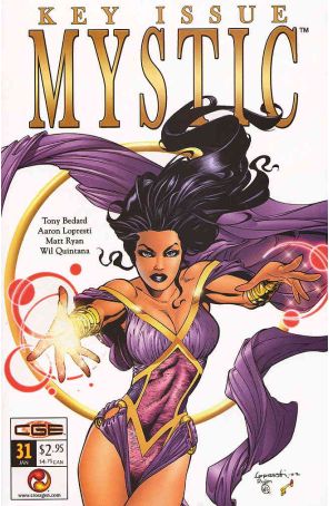Mystic (CrossGen) 31 published by CrossGen with cover art by Aaron Lopresti