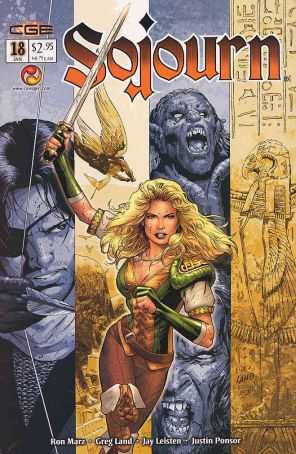 Sojourn (CrossGen) 18 published by CrossGen with cover art by Greg Land