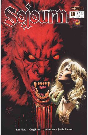 Sojourn (CrossGen) 19 published by CrossGen with cover art by Greg Land