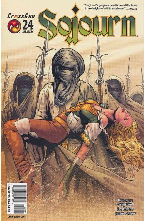 Sojourn (CrossGen) 24 published by CrossGen with cover art by Greg Land