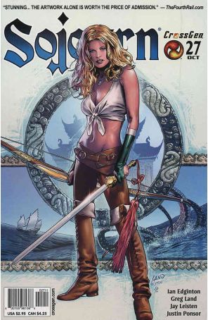 Sojourn (CrossGen) 27 published by CrossGen with cover art by Greg Land