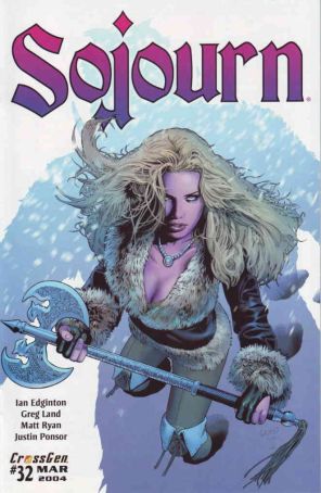 Sojourn (CrossGen) 32 published by CrossGen with cover art by Greg Land