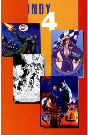 Indy 4 1 published by Crucial with cover art by Adam Hughes