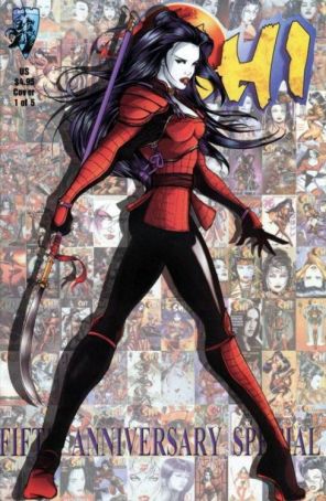 Shi: Five Year Anniversary Special 1A published by Crusade with cover art by Bill Tucci
