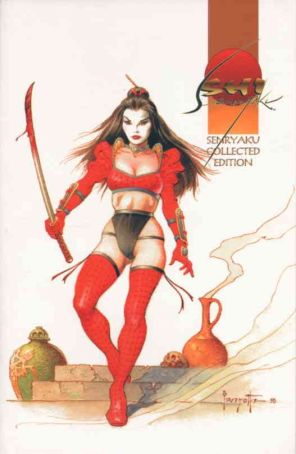 Shi: Senryaku TPB 1 published by Crusade with cover art by Frank Frazetta
