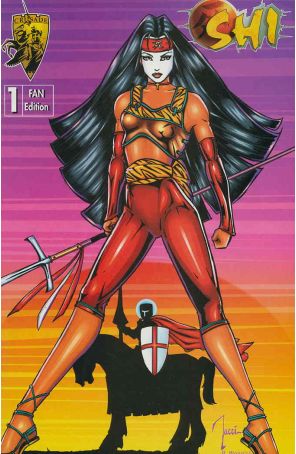 Shi: The Blood of Saints FAN 1 published by Crusade with cover art by Billy Tucci