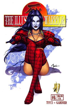 Shi: The Illustrated Warrior 4 published by Crusade with cover art by Bill Tucci