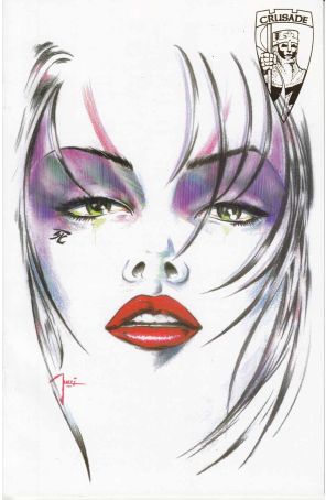Shi: The Way of the Warrior 1 Gold Variant published by Crusade with cover art by Bill Tucci