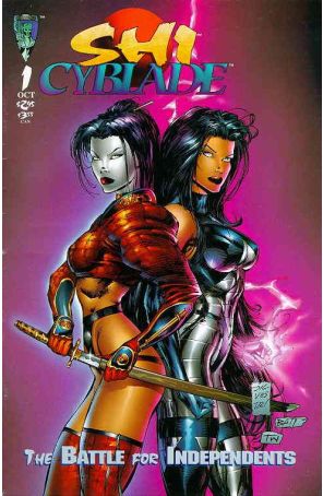 Shi/Cyblade: The Battle for Independents 1SC published by Crusade with cover art by Marc Silvestri