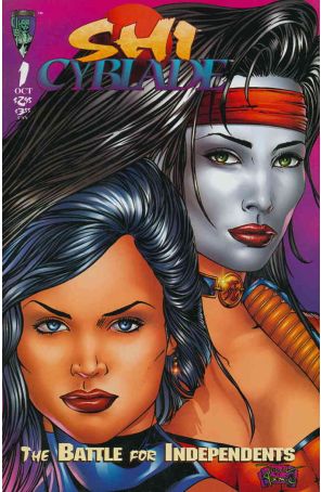 Shi/Cyblade: The Battle for Independents 1 published by Crusade with cover art by William Tucci