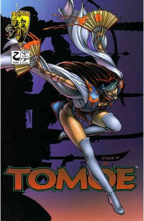 Tomoe 2 published by Crusade with cover art by Amanda Conner