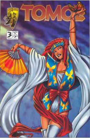 Tomoe 3 published by Crusade with cover art by Amanda Conner