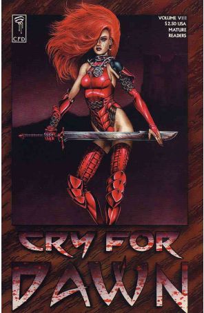 Cry for Dawn 8 published by CFD with cover art by Joseph Michael Linsner
