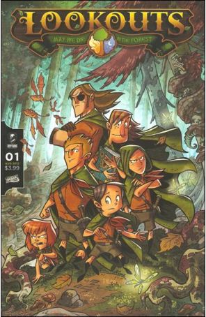 Lookouts 1 published by Cryptozoic with cover art by Robb Mommaerts