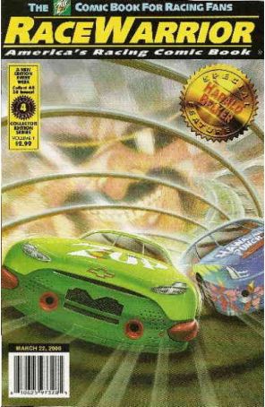 RaceWarrior 4 published by Custom with cover art by Ezra Tucker