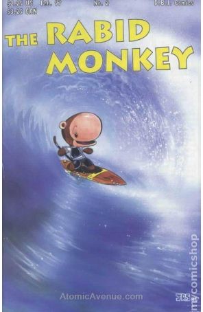 Rabid Monkey 2 published by D.B.I with cover art by Joel Steudler