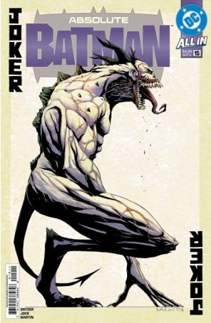 Absolute Batman 15A published by DC with cover art by Nick Dragotta