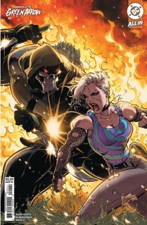 Absolute Green Arrow 2D published by DC with cover art by Kaare Andrews