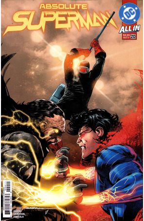 Absolute Superman 20A published by DC with cover art by Rafa Sandoval