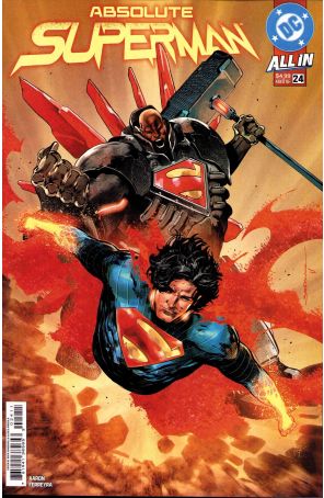 Absolute Superman 24A published by DC with cover art by Rafa Sandoval