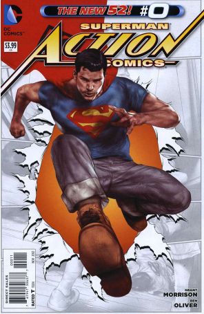 Action Comics (2nd Series) 0 published by DC with cover art by Ben Oliver