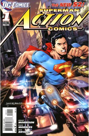 Action Comics (2nd Series) 1 published by DC with cover art by Rags Morales