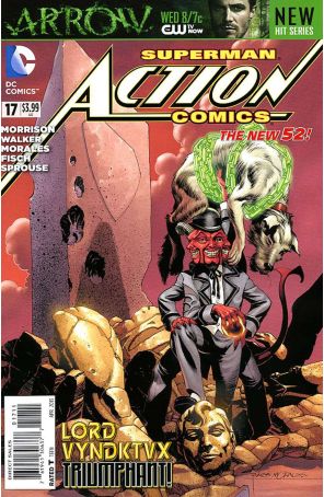 Action Comics (2nd Series) 17 published by DC with cover art by Rags Morales
