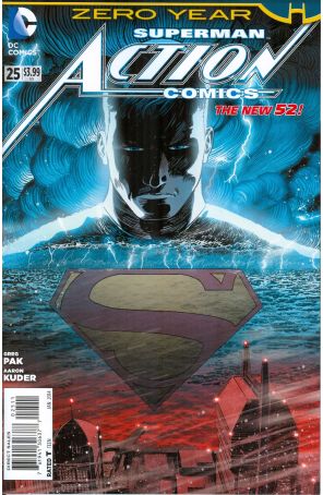 Action Comics (2nd Series) 25 published by DC with cover art by Aaron Kuder