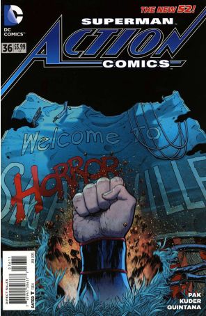 Action Comics (2nd Series) 36 published by DC with cover art by Aaron Kuder