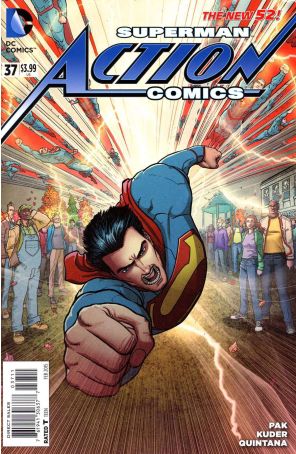 Action Comics (2nd Series) 37 published by DC with cover art by Aaron Kuder