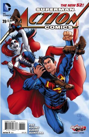 Action Comics (2nd Series) 39B published by DC with cover art by Nicola Scott