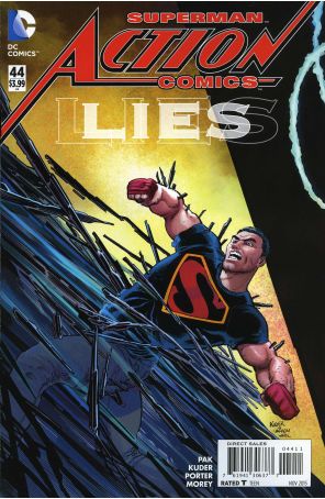 Action Comics (2nd Series) 44 published by DC with cover art by Aaron Kuder