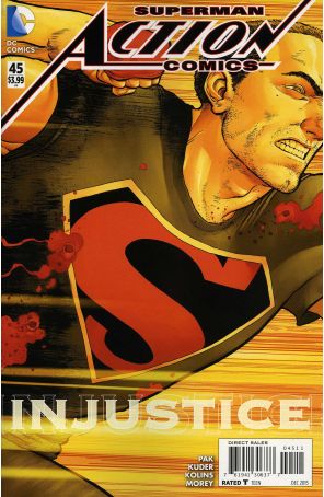 Action Comics (2nd Series) 45 published by DC with cover art by Aaron Kuder
